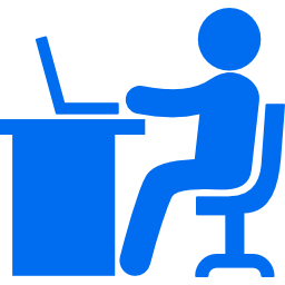 LakeView Executive Rentals Man Using Laptop Icon